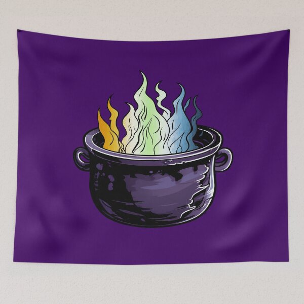 Item preview, AroAce Agender Pride Flag Witches Cauldron , Subtle AroAce Agender Witchy Design designed and sold by Travelslightly.
