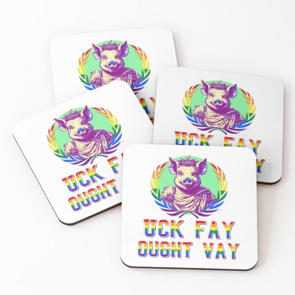 Item preview, Uck Fay Ought Vay - Rainbow designed and sold by KBwiththeTees.