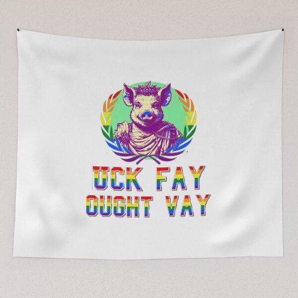 Item preview, Uck Fay Ought Vay - Rainbow designed and sold by KBwiththeTees.