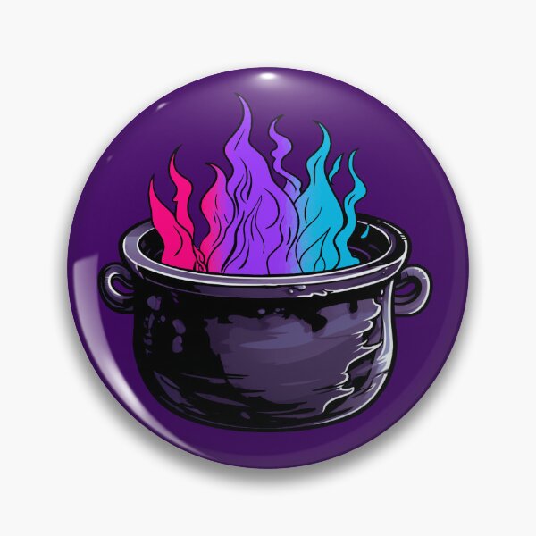 Item preview, Androgynous Pride Flag Witches Cauldron , Subtle Androgynous Witchy Design designed and sold by Travelslightly.