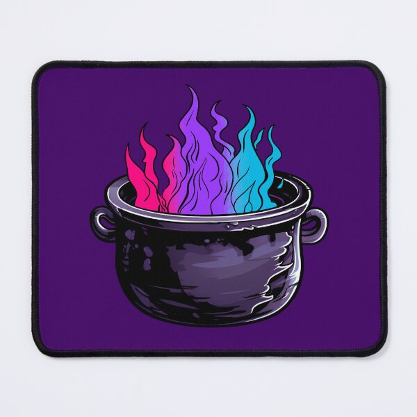 Item preview, Androgynous Pride Flag Witches Cauldron , Subtle Androgynous Witchy Design designed and sold by Travelslightly.