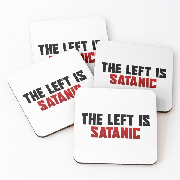 Item preview, The Left is Satanic designed and sold by ProdbyNiECO.
