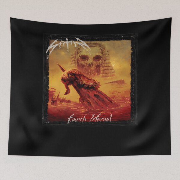 Item preview, Satan Nwobhm - Earth Infernal Album 2022 728 designed and sold by KaycMiller.