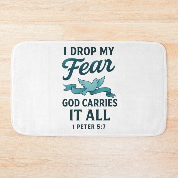 Item preview, Bible Verse Inspirational Design- 1 Peter 5:7 designed and sold by VisualArtworx.