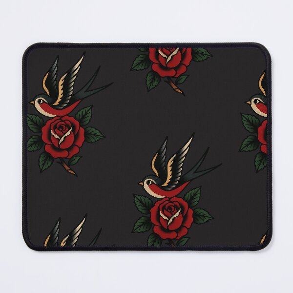 Item preview, Sparrow and rose designed and sold by Blood Rose Collection .