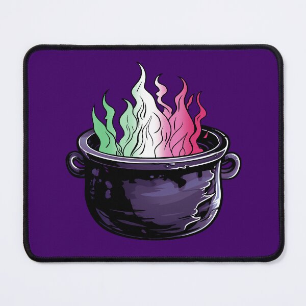 Item preview, Abrosexual Pride Flag Witches Cauldron , Subtle Abrosexual Witchy Design designed and sold by Travelslightly.