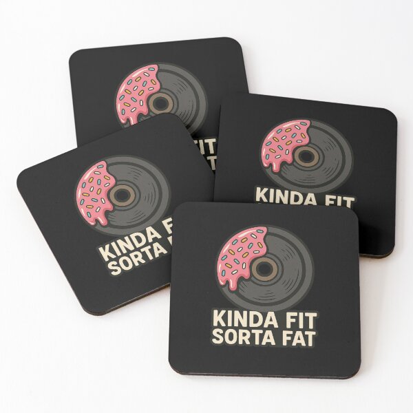 Item preview, Kinda Fit Sorta Fat - Gym Fitness designed and sold by Prints-by-Olaf.