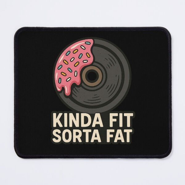 Item preview, Kinda Fit Sorta Fat - Gym Fitness designed and sold by Prints-by-Olaf.