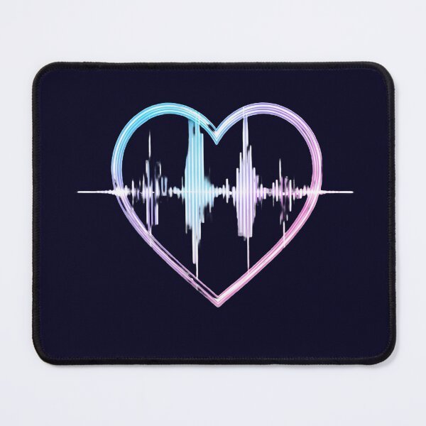 Item preview, Neon Heartbeat Art Print - Unique Romantic Design designed and sold by Form & Flow.