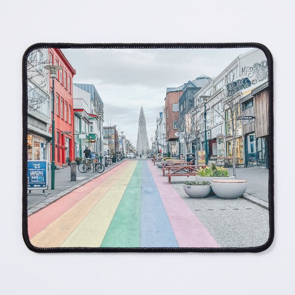 Item preview, Skólavörðustígur Rainbow Road designed and sold by halteig.