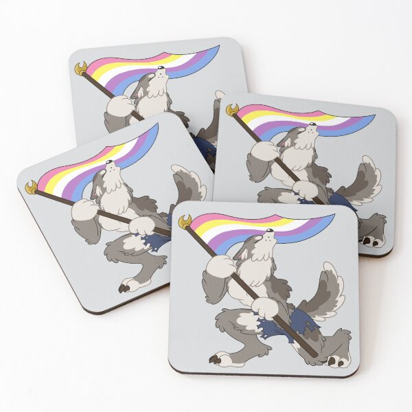 Item preview, Howling Pride for Bigender designed and sold by ThatRadFailure.