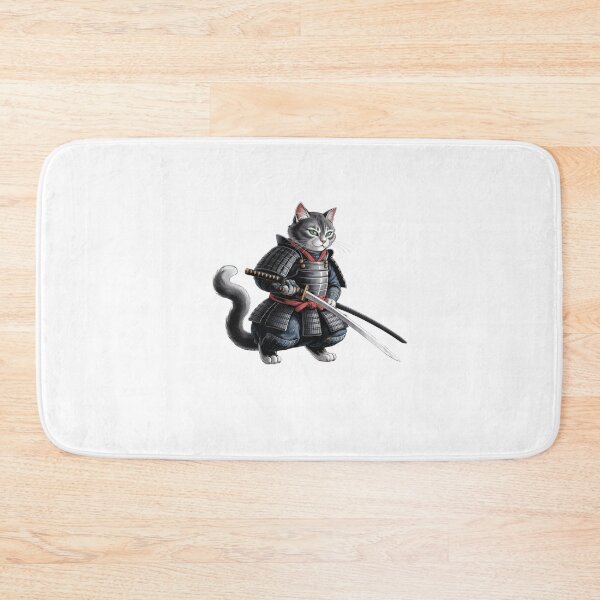 Item preview, Samurai Cat Under Sakura designed and sold by InkWardrobe2023.