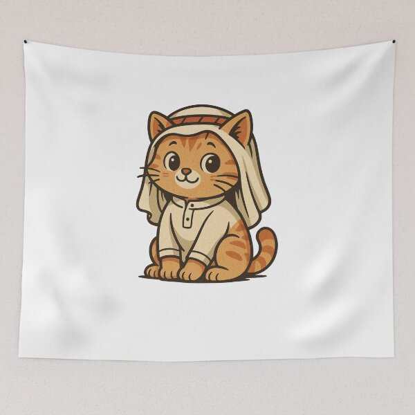 Item preview, Arabic Cat Cute Kitten designed and sold by Prints-by-Olaf.