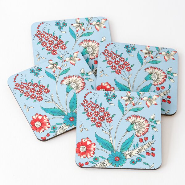 Item preview, French Baroque Ornate Chinoiserie Flowers and Leaves designed and sold by Pixelchicken.