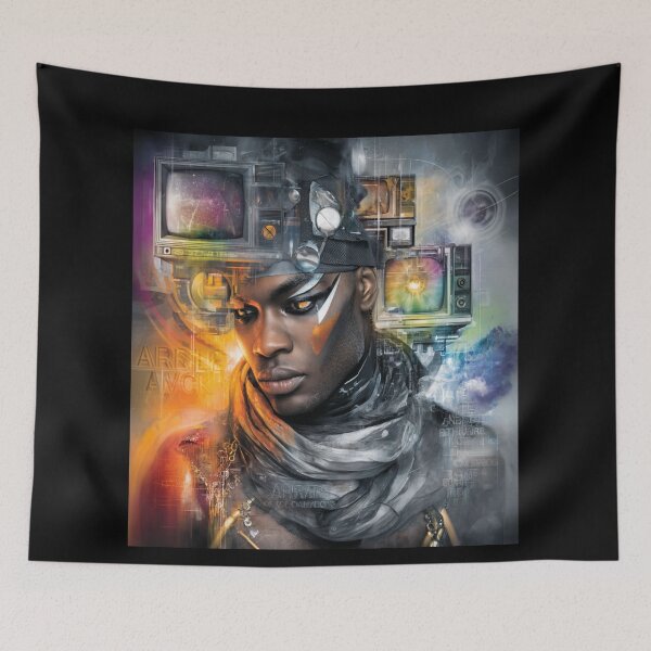 Aperçu de l'œuvre L'art Afro Nova créée et vendue par Blackcanvas444.