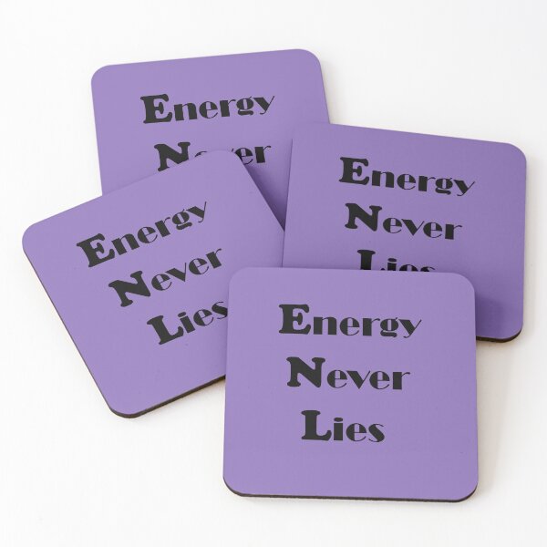 Item preview, Energy Never Lies – High Vibration Quote designed and sold by ArtNestVerse.