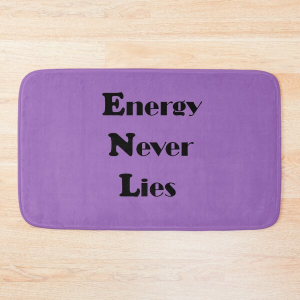 Item preview, Energy Never Lies – High Vibration Quote designed and sold by ArtNestVerse.