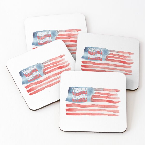 Item preview, Virginia American Flag designed and sold by BR Brand.