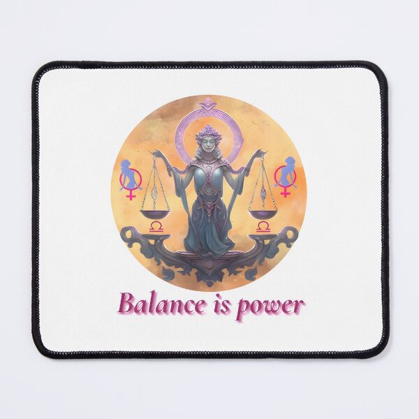 Item preview, Libra Zodiac-"Balance is Power" Balance Isn’t Boring. It’s Fierce. designed and sold by PixelInfinite.