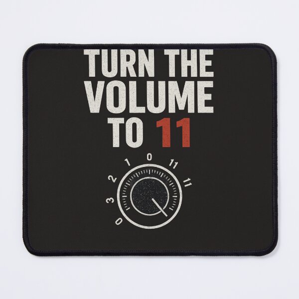 Item preview, Turn the volume to 11 designed and sold by Red White & WG.