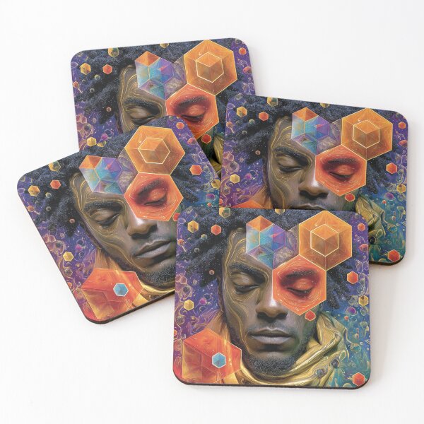 Item preview, Afro Nova abstract  art designed and sold by Blackcanvas444.