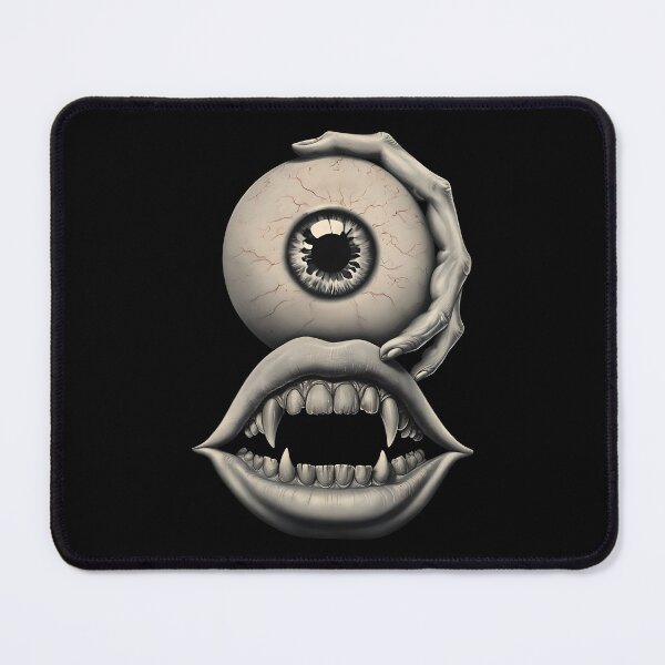 Item preview, Zombie Hand Holding Eyeball - Vampire Teeth designed and sold by NightTimeJ.