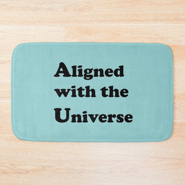 Item preview, Aligned With The Universe – Cosmic Energy Quote designed and sold by ArtNestVerse.