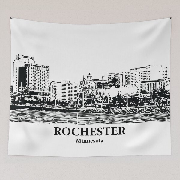 Artikelvorschau, Rochester - Minnesota entworfen und verkauft von Lakeric Cityscapes.