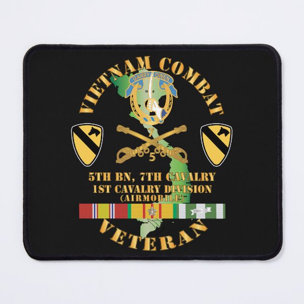 Item preview, Army - Vietnam Combat Cavalry Veteran w 5th Bn 7th Cav DUI - 1st Cav Div X 300 designed and sold by Military Insignia Products.