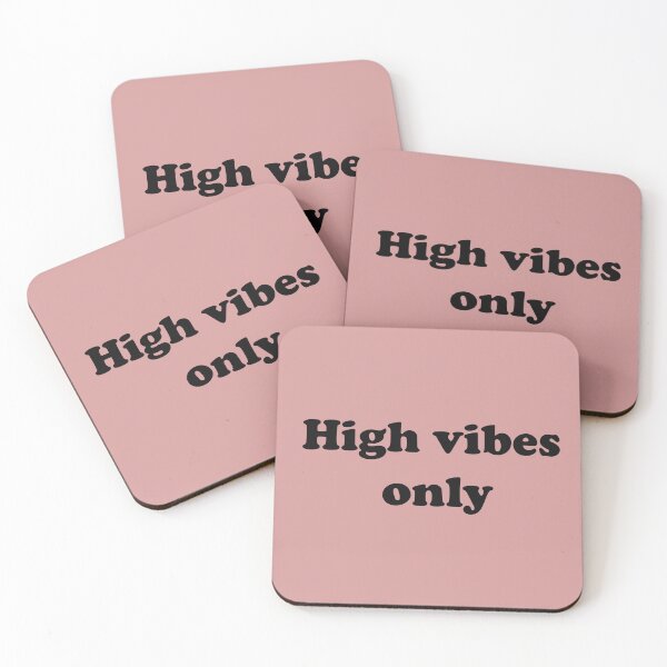 Item preview, High Vibes Only – Positive Energy Quote designed and sold by ArtNestVerse.