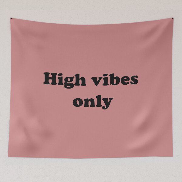 Item preview, High Vibes Only – Positive Energy Quote designed and sold by ArtNestVerse.