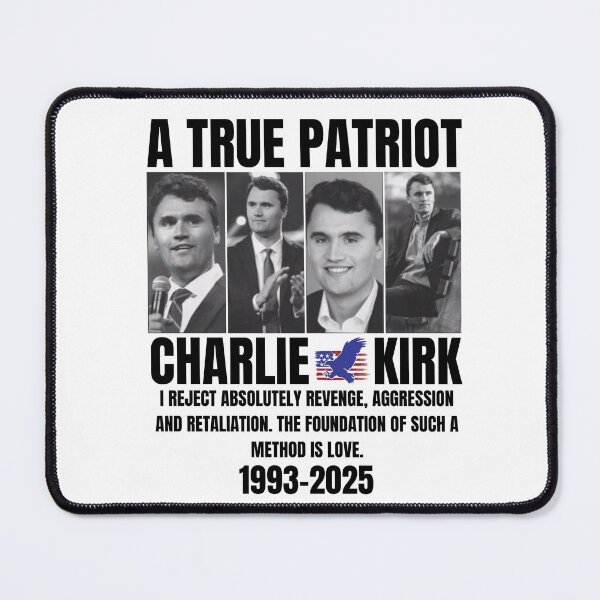 Item preview, Charlie Kirk A true Patriot Rest In Peace Support Tribute designed and sold by JeyVel.
