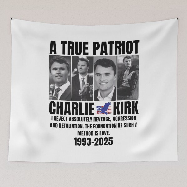 Item preview, Charlie Kirk Un verdadero patriota Descansa en paz Apoyo Homenaje designed and sold by JeyVel.