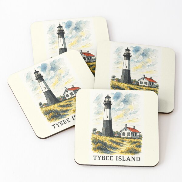 Item preview, Tybee Island Lighthouse designed and sold by Sarcastic designs.