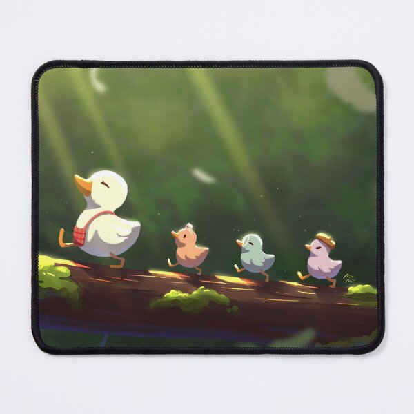 Item preview, Picture of a mother duck leading her ducklings designed and sold by NanNoomNimz.