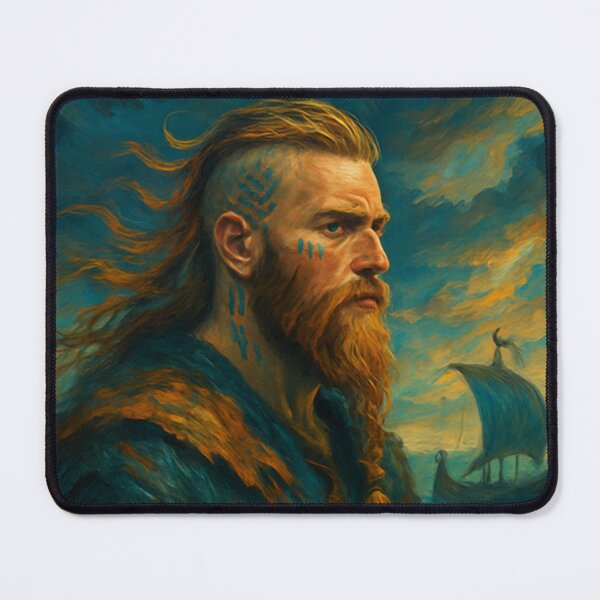 Item preview, Epic Viking Warrior – Sea and Drakkar Scene designed and sold by jolille.
