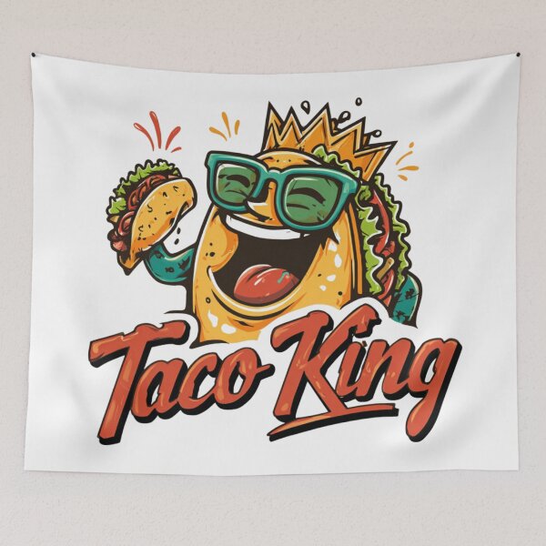 Item preview, Taco King Funny Tshirt Mexican designed and sold by Valor Vibes Clothing Co..