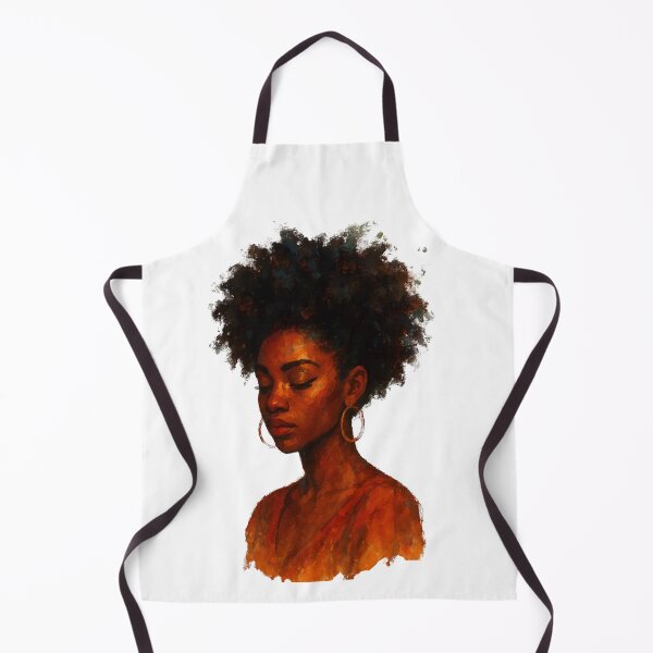 Artikelvorschau, Schwarze Frau Porträt Afro Kunst entworfen und verkauft von OsasChild.