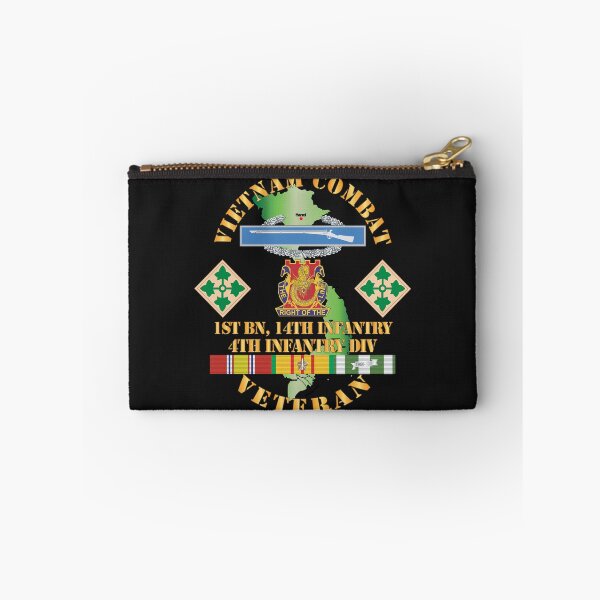 Item preview, Army - Vietnam Combat Infantry Veteran w 1st Bn 14th Inf - 4th ID SSI X 300 designed and sold by Military Insignia Products.
