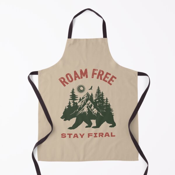 Item preview, Roam Free Stay Feral Green Bear designed and sold by Andrey Prokopenko.
