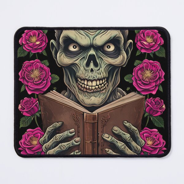 Item preview, Zombie with Book - Go Away I'm Reading designed and sold by NightTimeJ.