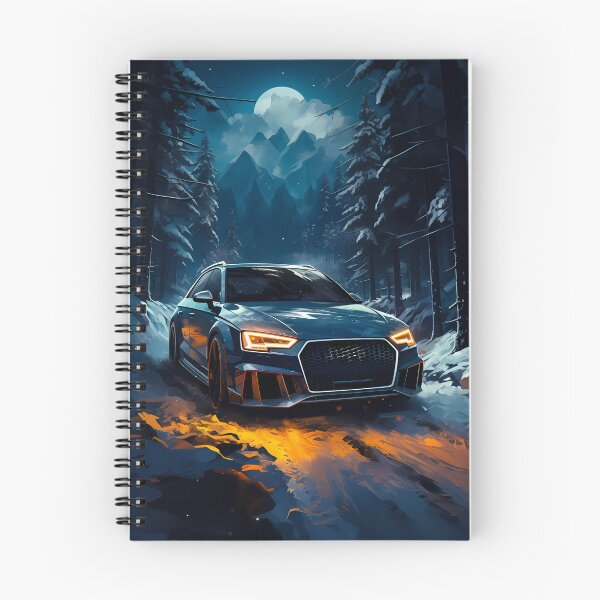 Item preview, High Performance Hot Hatch Car Powers Through Snowy Forest Night designed and sold by RevUpDesign.