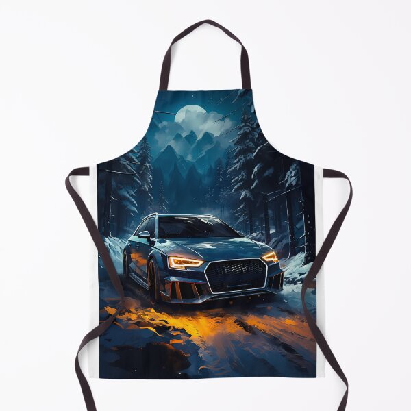 Item preview, High Performance Hot Hatch Car Powers Through Snowy Forest Night designed and sold by RevUpDesign.