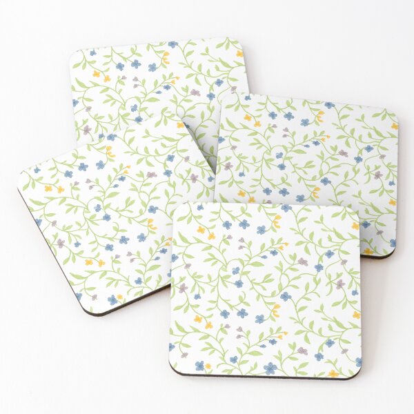 Item preview, Ditzy Floral Hand Drawn Print - Country Cottage designed and sold by TheWishingShed.