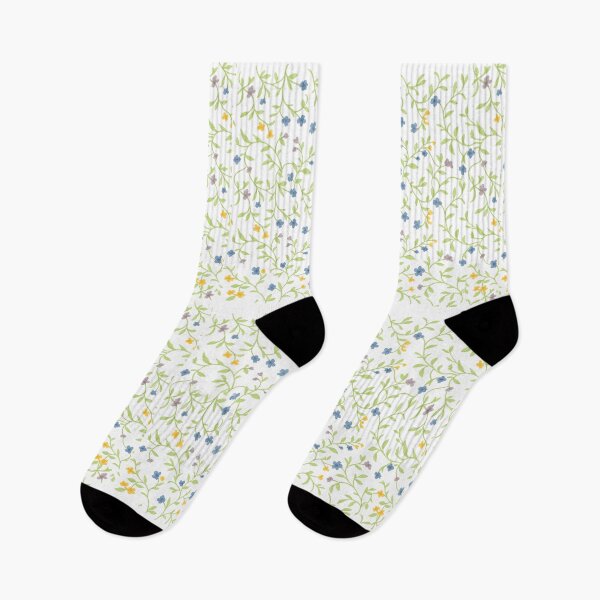 Item preview, Ditzy Floral Hand Drawn Print - Country Cottage designed and sold by TheWishingShed.