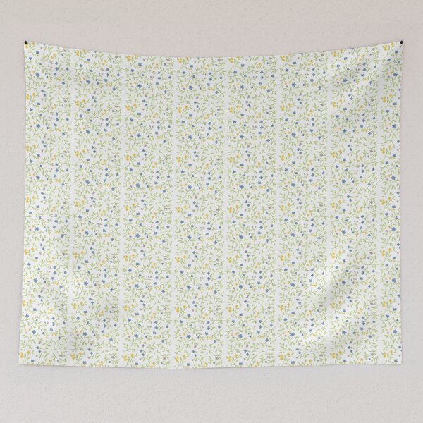 Item preview, Ditzy Floral Hand Drawn Print - Country Cottage designed and sold by TheWishingShed.