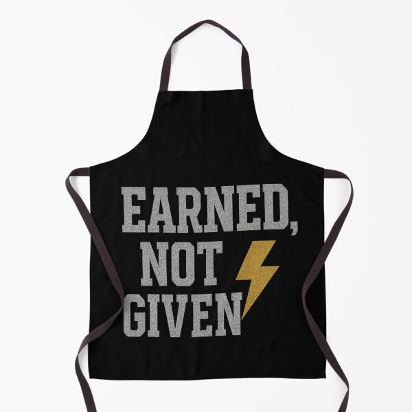 Item preview, Earned, Not Given – Bold Motivational Gym Quote designed and sold by ArthUpscale.