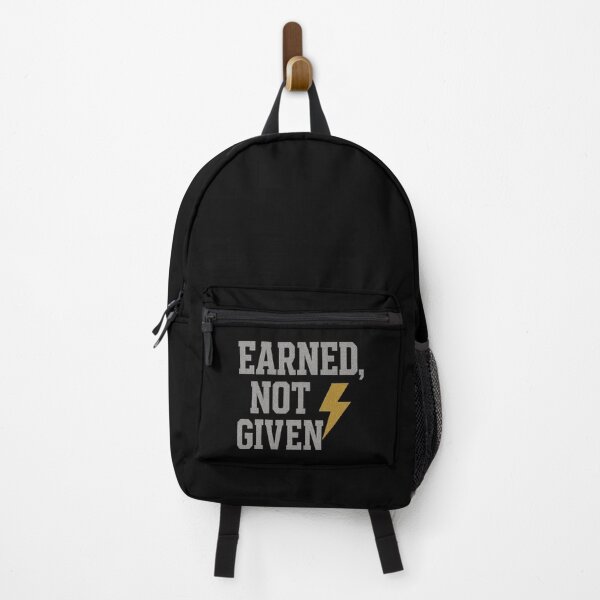 Item preview, Earned, Not Given – Bold Motivational Gym Quote designed and sold by ArthUpscale.