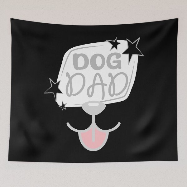 Item preview, Funny Dog Dad Art designed and sold by DoraPL.