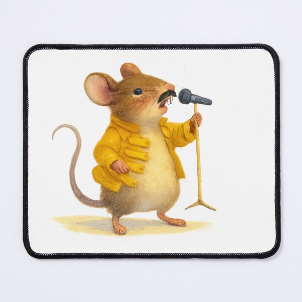 Item preview, Freddie Mousecury - Freddie Mercury Art   designed and sold by TheWishingShed.